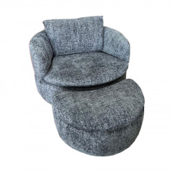 Albany Swivel Chair & Footstool